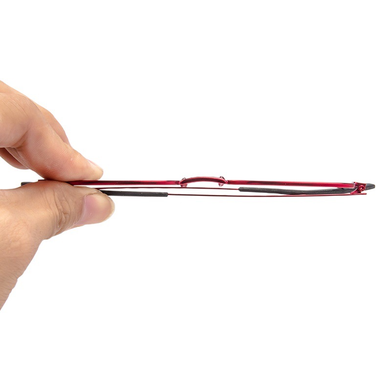 2022 nuevas gafas de teléfono móvil anti-marco de metal ligero azul soporte portátil gafas de lectura exquisitas de las mujeres gafas de lectura al por mayor