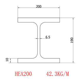 �W��H���HEA200IPBL200Ҏ��190*200*6.5*10��܈���