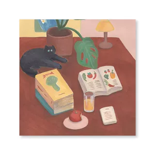 清新文艺奶油风装饰画 现代简约客厅餐厅卧室书房多巴胺ins挂画