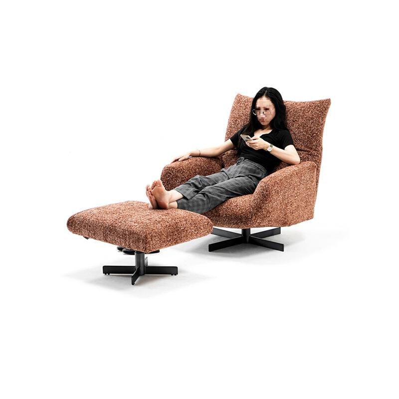 Loulan Chair French Modern Retro Sofa Chair Light Luxury Leisure Chair Swivel Chair Comfortable Standard Three-Person Solid Wood Living Room