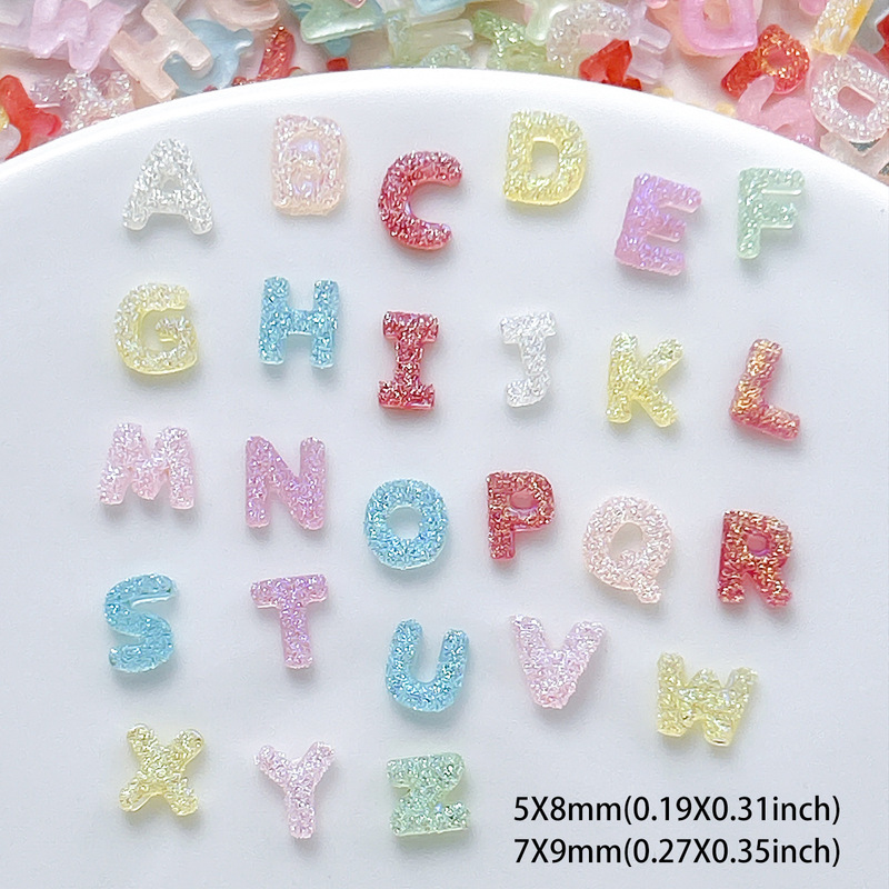 New luminous glitter English letter nail art decoration stickers, 26 assorted letter stickers wholesale New luminous glitter English letter nail art decoration stickers, 26 assorted letter stickers wholesale