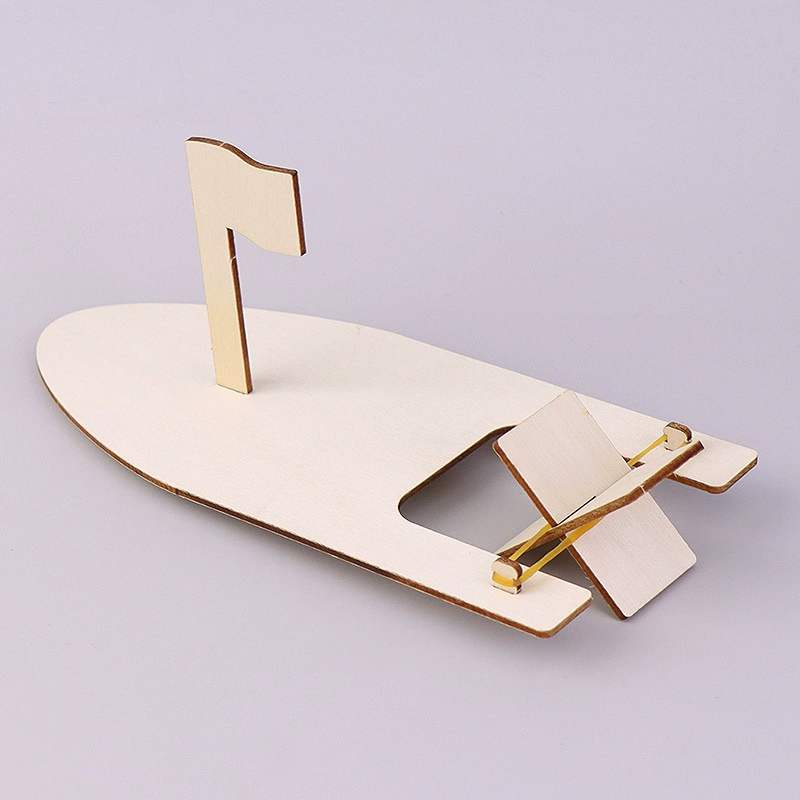 Набор для сборки парусной лодки на резиновых пружинах, ручная работа, DIY, материал для проектов по естествознанию и технологиям для пятоклассников, учебное пособие для детей