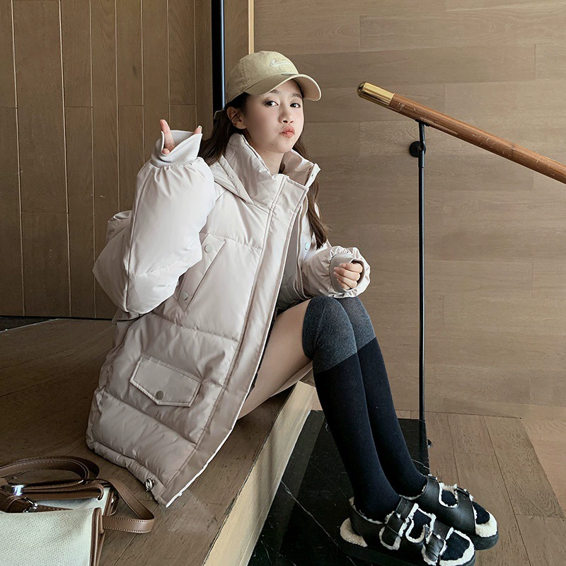 Пуховая хлопчатобумажная одежда женская короткая 2022 новый зимний инструмент с несколькими карманами приливной агент Оптовая Внешняя торговля