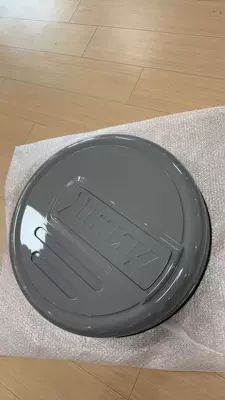 Spare wheel cover, 2019-2026 Suzuki Jimny models; - gray