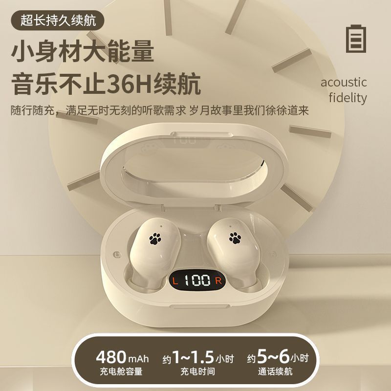 超かわいい Bluetooth ヘッドセット e8s 高価値の新しい真のワイヤレス超長時間スタンバイ寿命インイヤースポーツ軽量|undefined