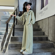 女童春秋款套装新款2024春装洋气女时髦韩系大童外套运动套装儿童