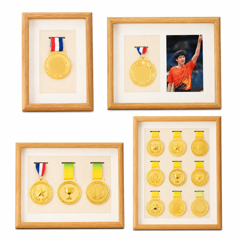Hollow Three-Dimensional Medal Frame Storage Box Marathon Decorative Picture Frame Honor Medal Display Stand Hollow Three-Dimensional Medal Frame Storage Box Marathon Decorative Picture Frame Honor Medal Display Stand
