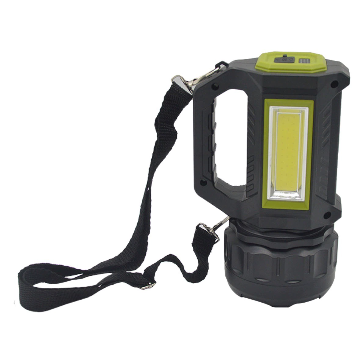 Солнечный фонарик Открытый Перезаряжаемый переносной светильник Многофункциональный прожектор Регулируемый USB красный световой сигнал сигнальная лампа пересечение границы