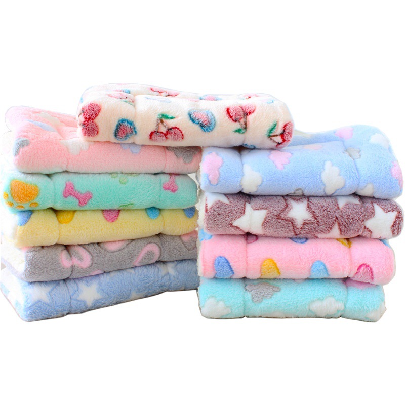 Pet Mat Thickened Warm Blanket Cotton Mat Kennel Sleeping Mat Cat Quilt Dog Supplies