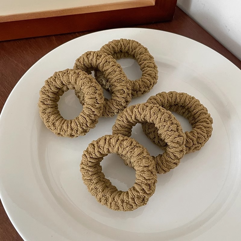 Cuerdas de cabello de cola de caballo de alta altura gruesa y gruesa de alta elástica 2025 nuevo cabello de alta calidad de banda de goma anillo de cabello para mujeres