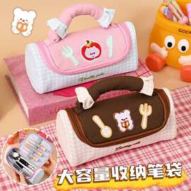 笔袋大容量手提文具盒女孩款铅笔袋文具袋笔袋韩系儿童节小奖品