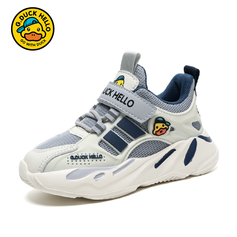 G.DUCK zapatos infantiles zapatos infantiles primavera y otoño 2025 nuevos zapatos casuales de malla de primavera para niños zapatos deportivos de niñas