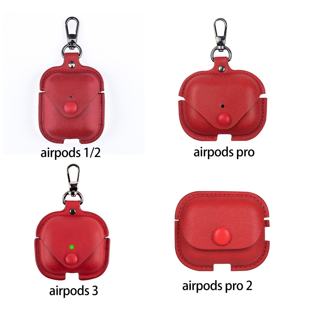 레드 [비즈니스 가죽 헤드폰 커버]