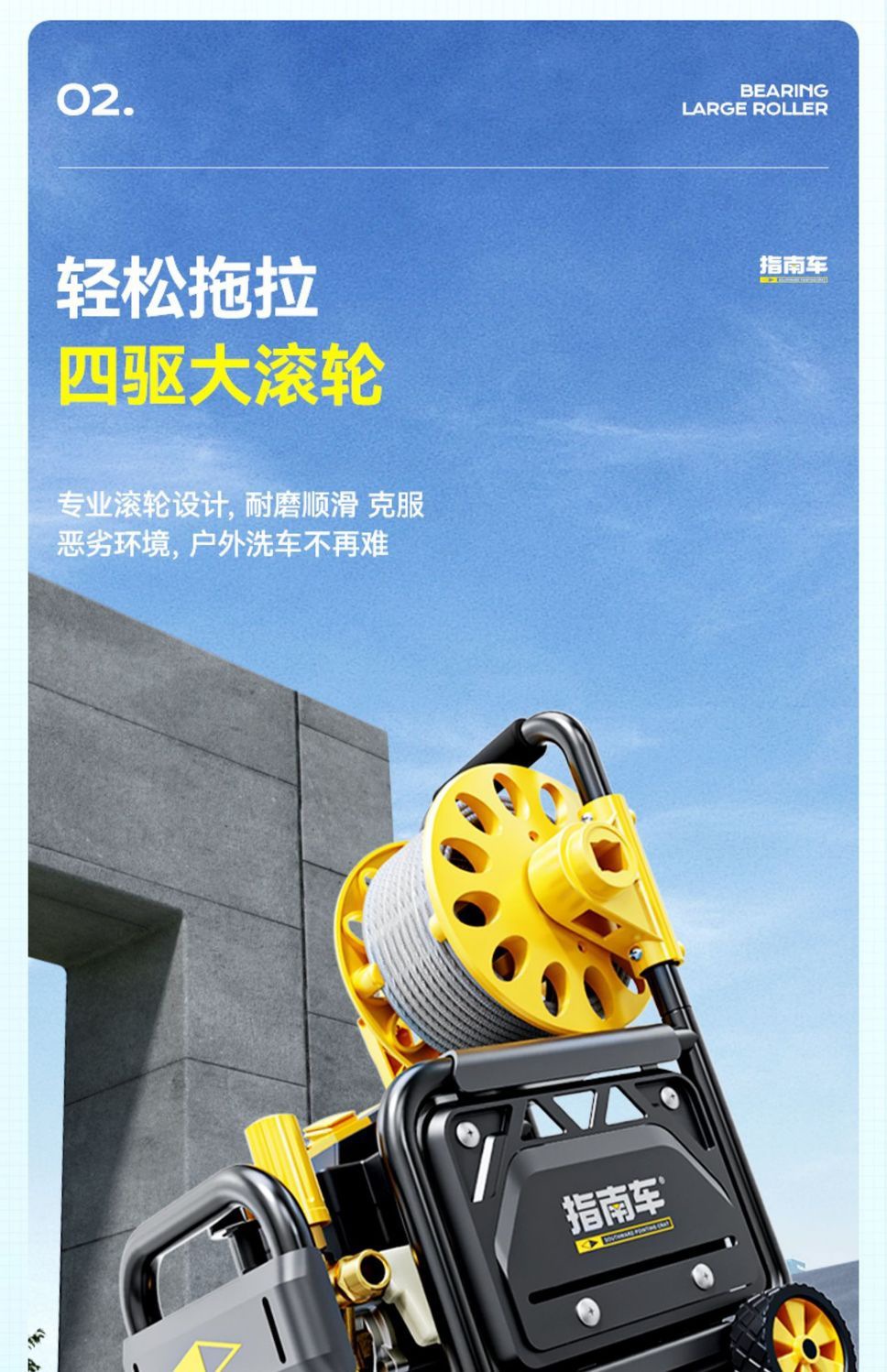 High-Pressure Car Washing Machine Tool, High-Pressure Water Pump for Home Use, 220V High-Power Car Washing Water Gun, Floor Cleaning Motor