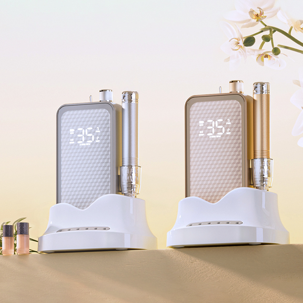 Uña pulidora de uñas nueva tienda de uñas sin escobillas eléctrica profesional de uñas para eliminar la piel muerta almacenamiento de energía portátil
