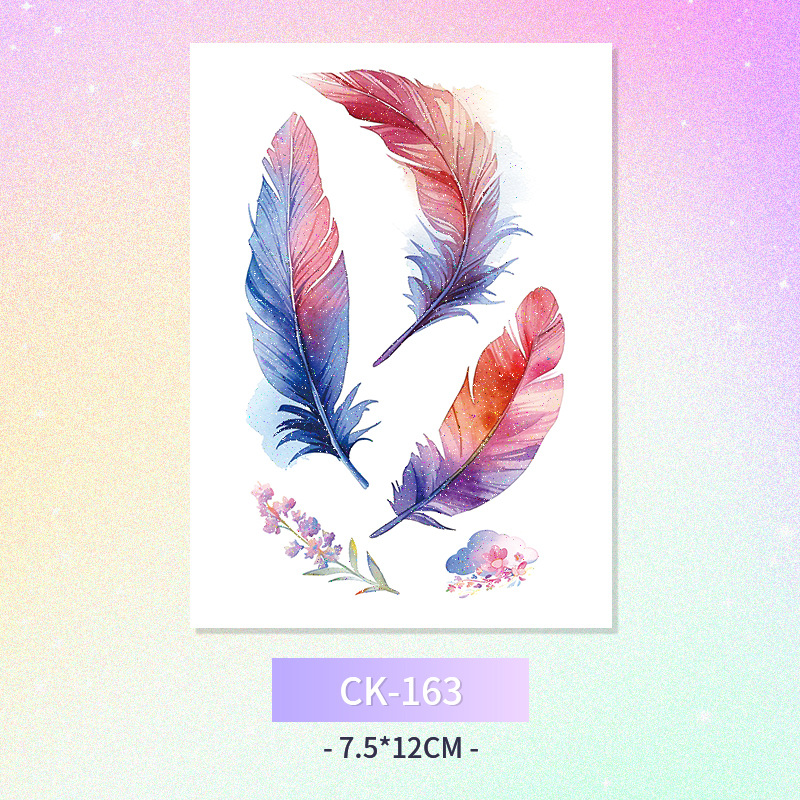 Glitter mariposa cara pegatinas tatuaje pegatinas hadas lavable impermeable de larga duración lindo unicornio ciervo Luna Estrella Planeta