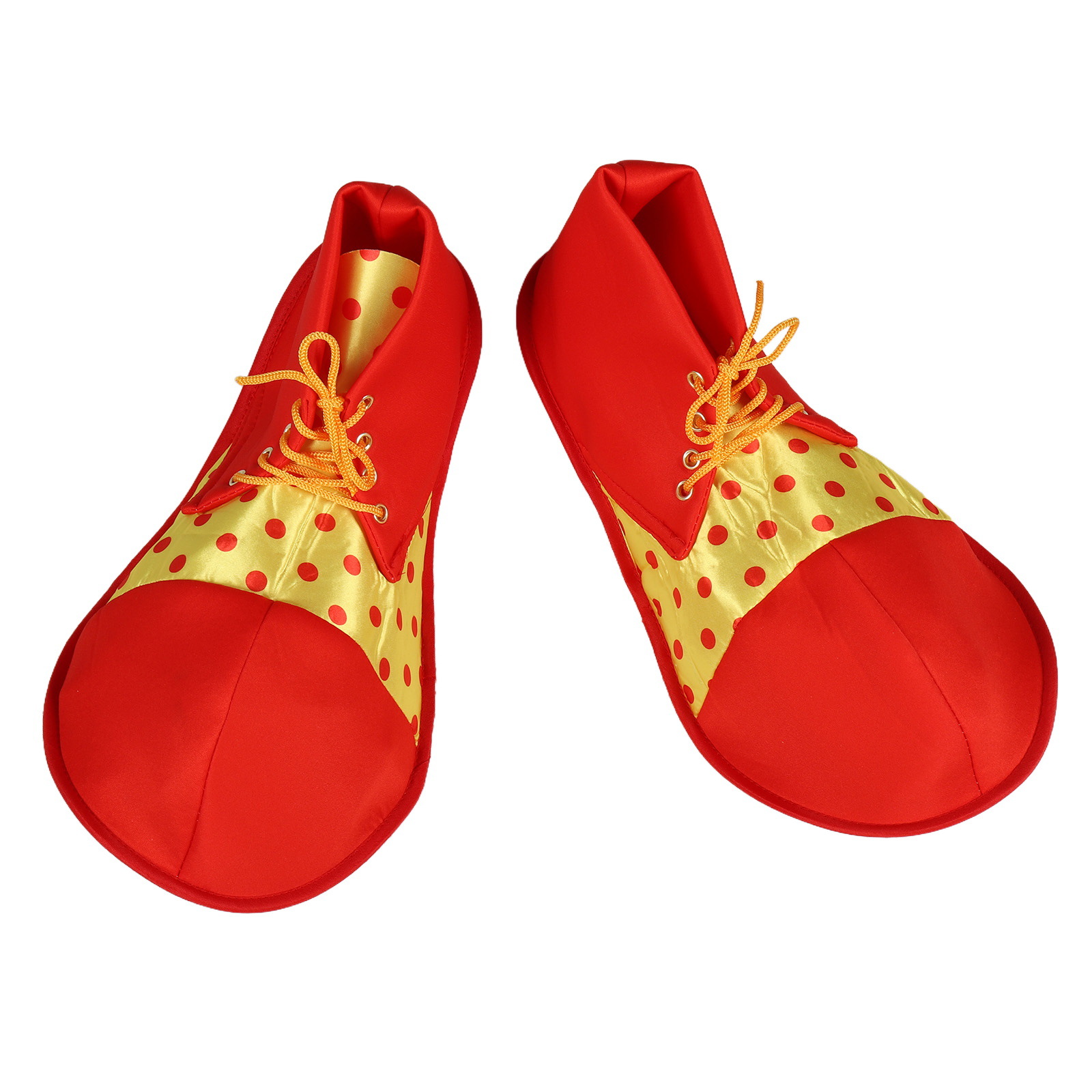 圣诞节波点小丑鞋加厚加绒包边成人男女万圣节小丑表演魔术演出鞋