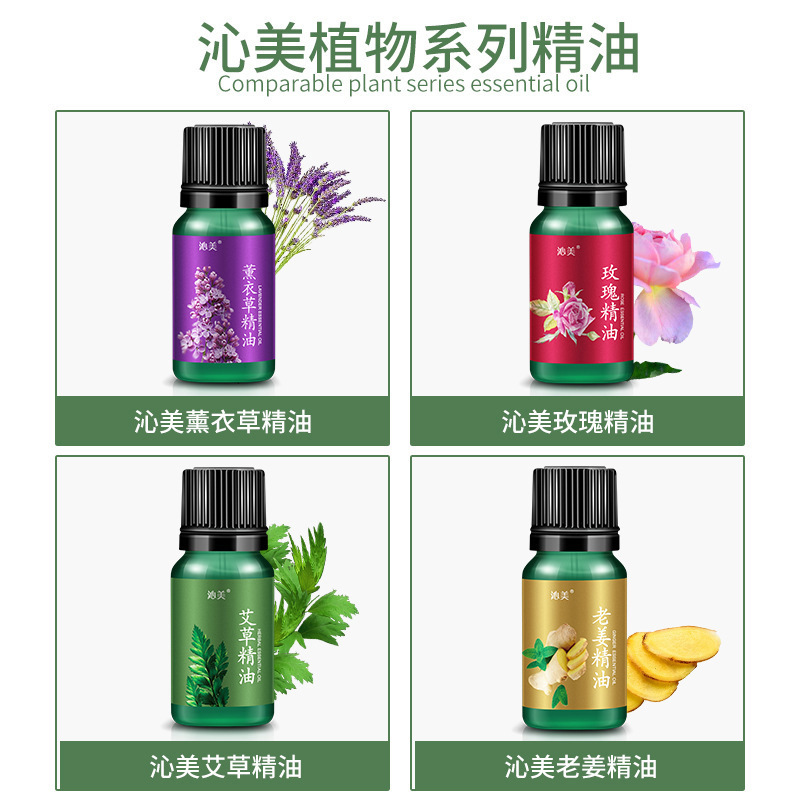 ヨモギと生姜のエッセンシャルオイル10ml ボディスパ・エステサロン用背中マッサージオイル 保湿スキンケア ハーブ製品 卸売対応|undefined