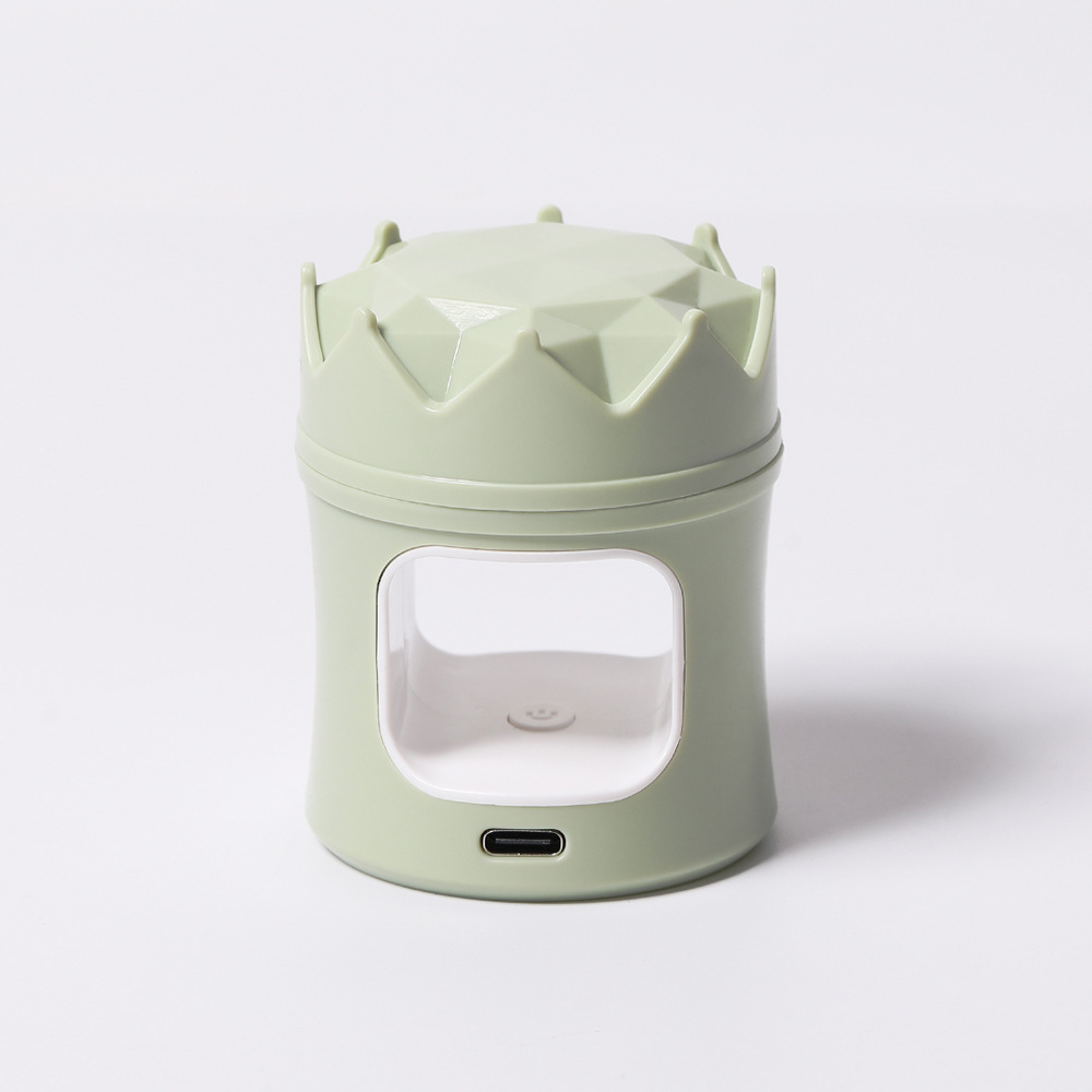 Lámpara de Uñas de Corona, Máquina de Fototerapia UV, Secado Rápido, Portátil de Mano para Esmalte y Gel