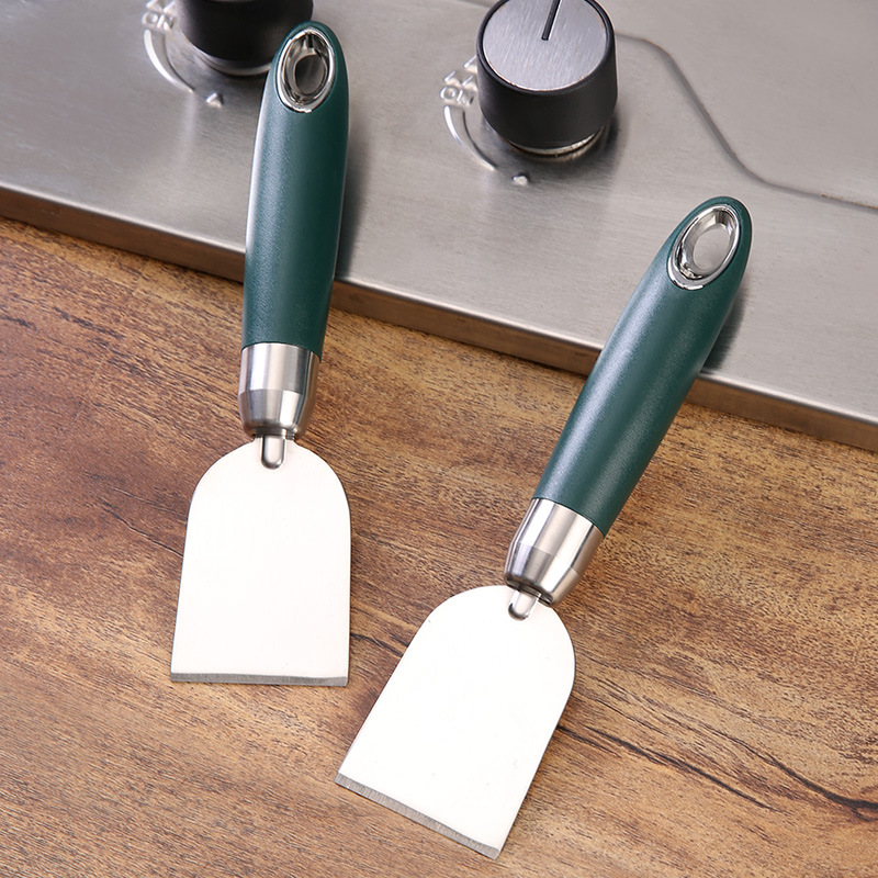 清洁铲子加厚304不锈钢厨房地板瓷砖油烟机重油污油垢渍刮刀