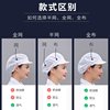 厨师帽防掉发食品帽全棉布面料白色透气工作帽子女网帽定 制印字