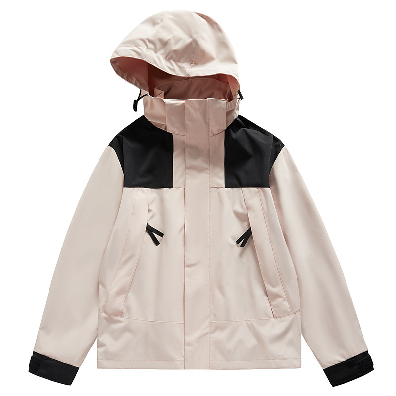 Nuevo traje de asalto de hombre ligero y transpirable moda casual versátil encapuchado al aire libre de montaña deportivo relajado simple