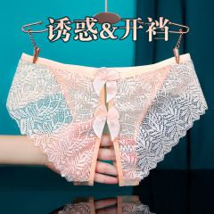 顏蓓薇內褲女蕾絲開檔時尚免脫透氣新款低腰火辣廠家貨源574