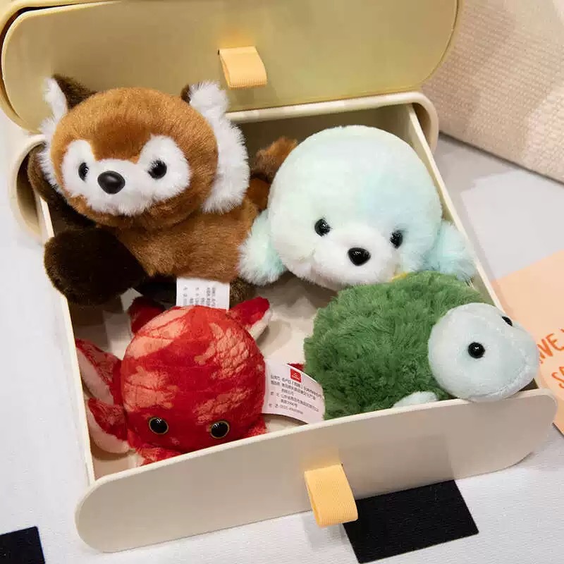 Muñeca de hombro de estación nueva transfronteriza, imán de hierro, panda, imán de refrigerador, juguete de peluche, decoración de animales, regalo al por mayor