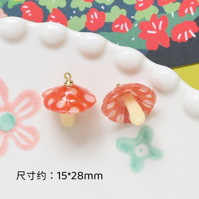 1 Piece Plastic Mushroom Pendant display picture 9