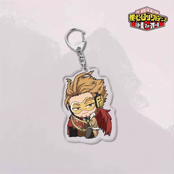 acrylic keychain, heroes, creative jewelry, Birthday gift