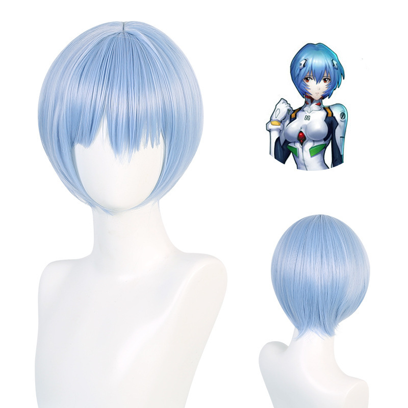 Neon Genesis Evangelion Eva Lingbo Rei Ayanami Rei Scalp Road Layered Short Hair Cosplay Wig