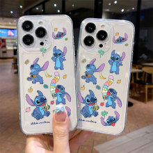 趣味史迪仔适用于iphone17promax手机壳苹果16卡通15透明14防摔13