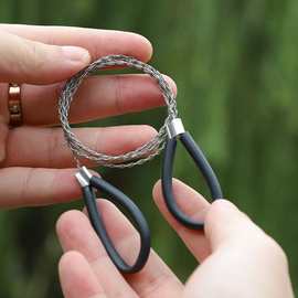 链条手拉锯钢丝锯子家用便携小型手工户外荒野求生夜钓线锯批发