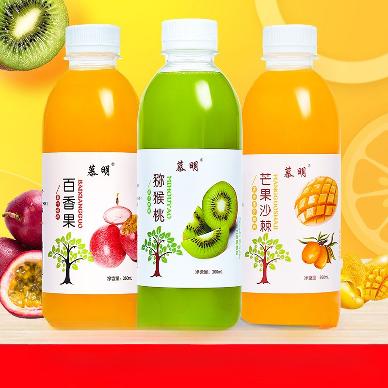 果味饮料360ml×12瓶整箱网红益生菌百香果汁芒果沙棘汁猕猴桃汁