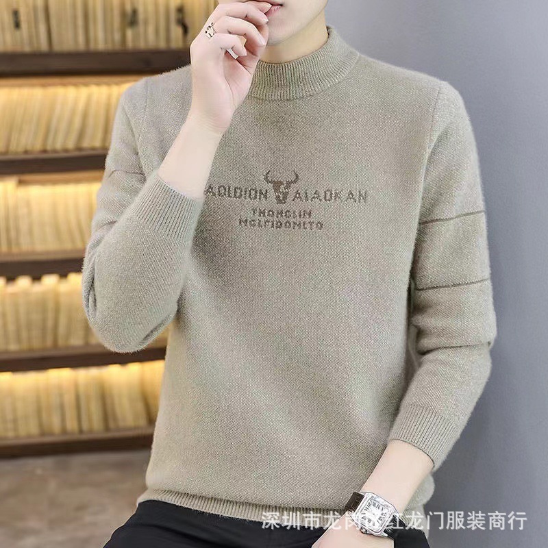2022 Autumn and winter new stylish thick pullover sweaters for men and warm wool sweaters, wholesale from foreign trade sources at street stalls pic 30