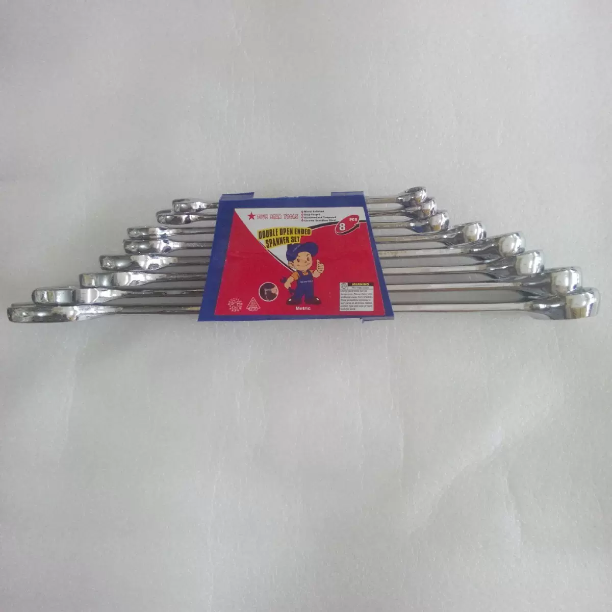 厂家生产MIDDLY镜面两用扳手 8件套呆梅扳手 梅开扳手