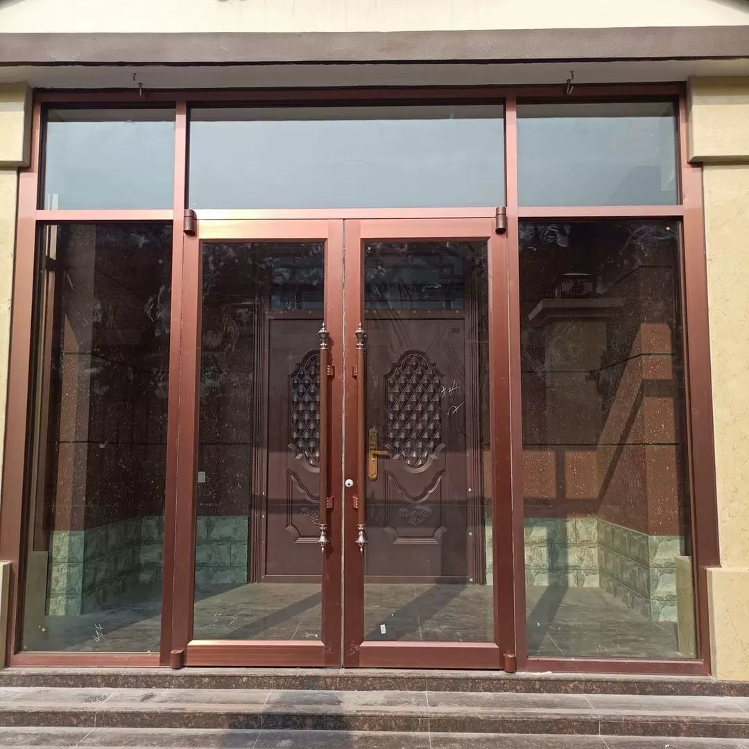 定制智能玻璃感应门移门办公室大型不锈钢单位商场电动感应玻璃门