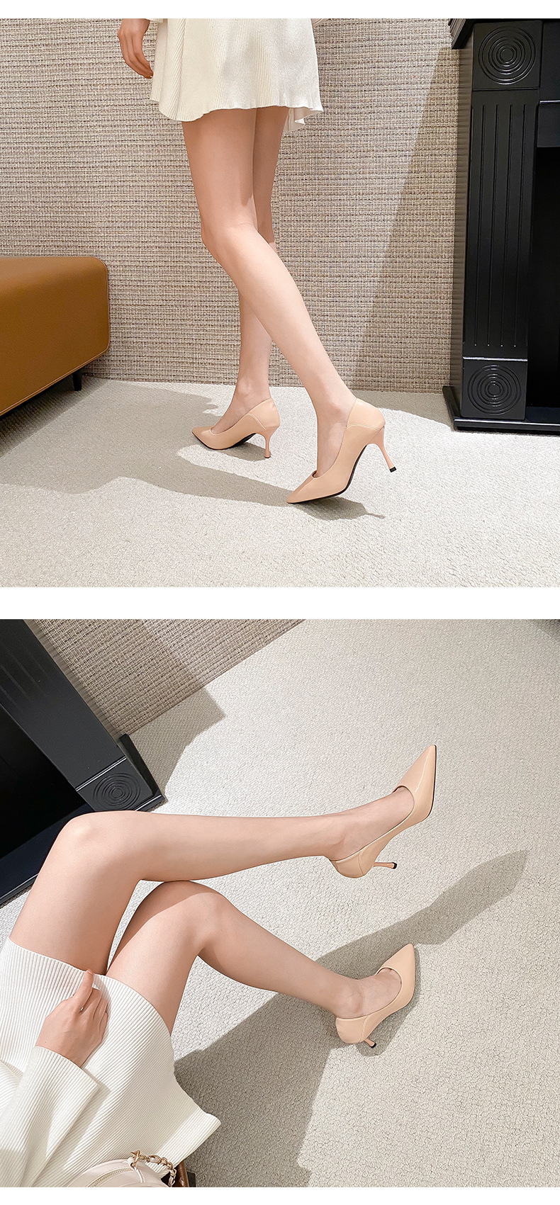 Women's Elegant Commute Solid Color Point Toe Pumps display picture 4