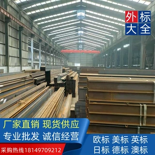 普碳Q235B 欧标H型钢100*100*6*10汽车制造厂家销售