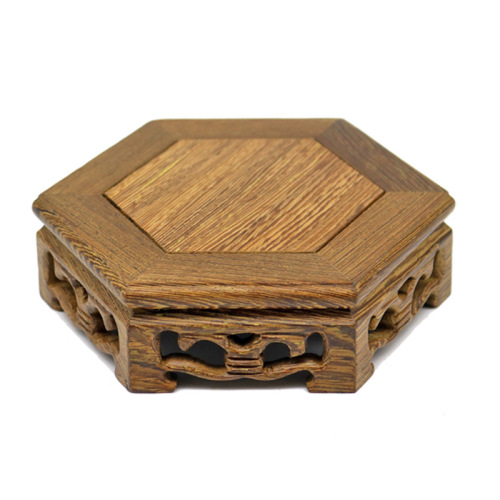 Solid Wood Teapot Base Stand, Tea Set Shelf Teapot Stand Round Tea Cozy Paddle Tea Ceremony Tea Set Heat Insulation Zisha Intention Race