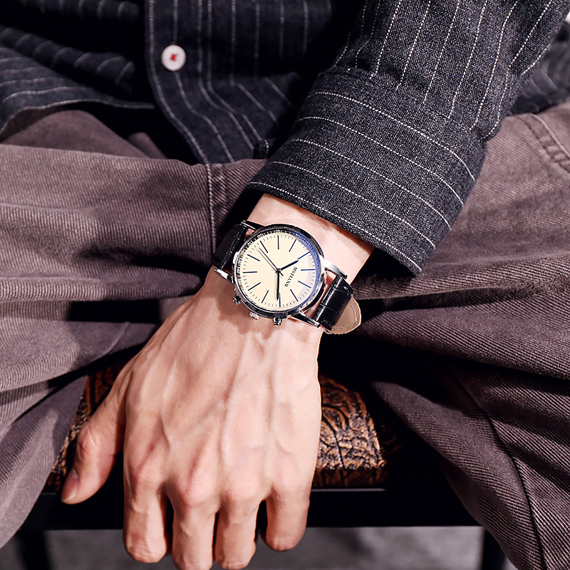 ins Wind Network Same item Yan value watch Korean Edition Simplicity leisure time business affairs Men's watches lovers a pair Quartz watch