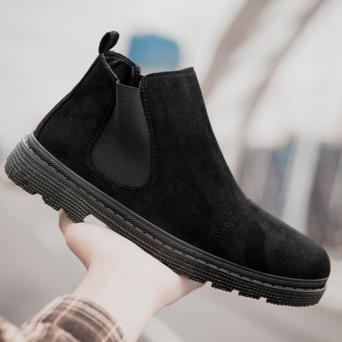 British Martin boots, fashionable retro work boots
