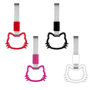 Factory new direct cross-border car cat love pull ring modified cat ring car tail plastic pendant