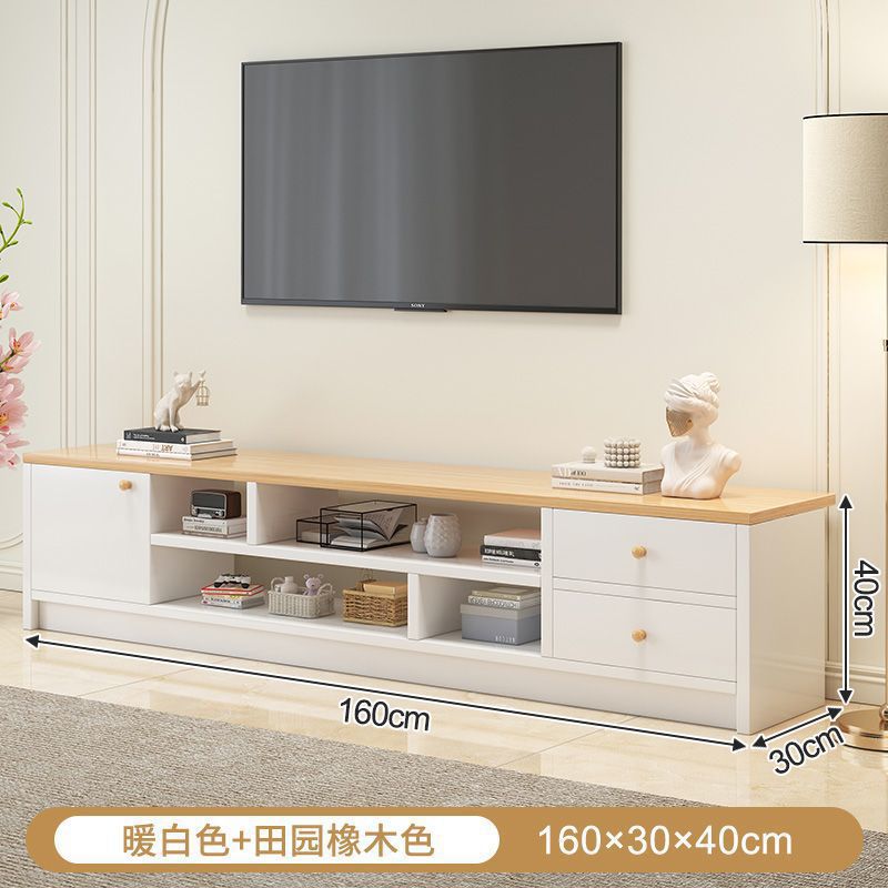 Gabinete de televisión nórdico pequeño tipo de casa sala de estar ligera lujoso moderno simple gabinete de piso de alquiler de casa puede retráctil gabinete de televisión