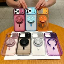 适用iPhone18手机壳17promax高级感苹果16波浪纹磁吸15plus保护套