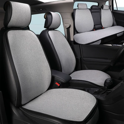 Ventilation Seat Cushion That Won'T – Four Seasons Pad - gray-7-piece-set-rear-split-general