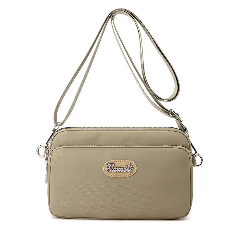 2025 nuevo estilo coreano moda transfronteriza todo fósforo Oxford tela bandolera bolso pequeño ligero casual de hombro para mujer