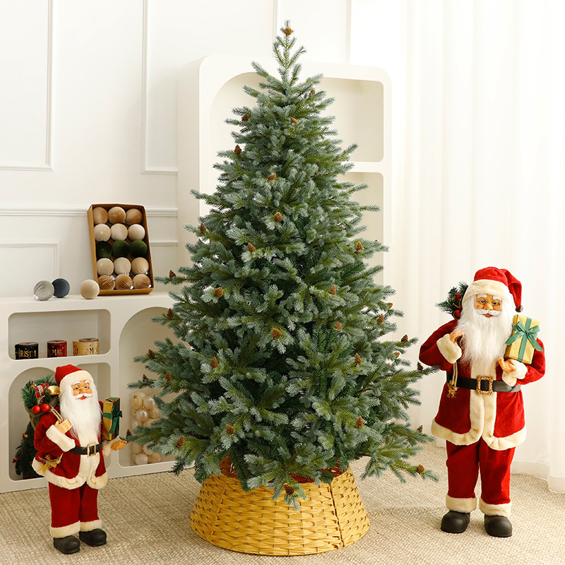 Nuevo árbol automático transfronterizo gran árbol de Navidad doméstico DIY decoraciones de Navidad hechas a mano gran escenario