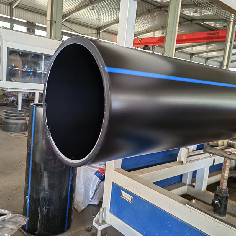 PE给水管厂家250大口径工程HDPE给水管材件黑色浇水聚乙烯灌溉管