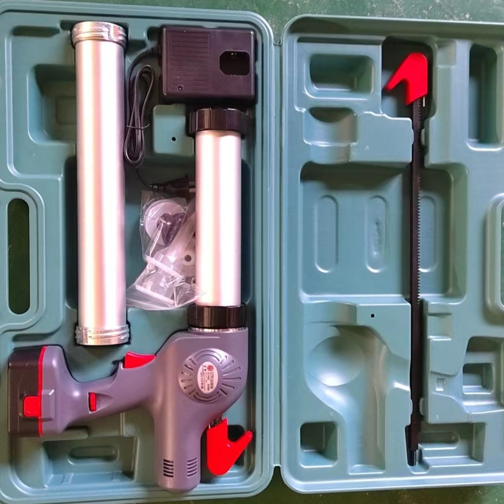 充电式电动胶枪310ml 600ml筒装腊肠型两用玻璃门窗制作电动胶枪